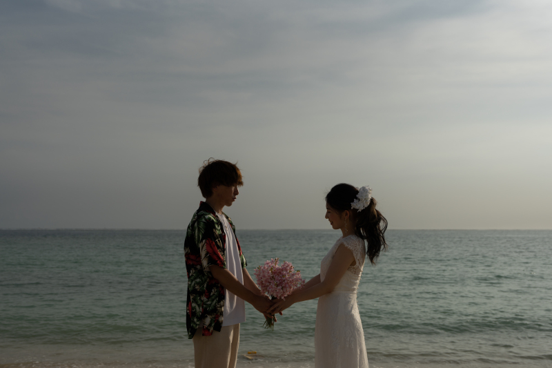 澄んだ海と一緒に