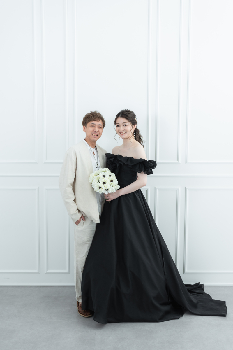 ブラックドレスで...♡