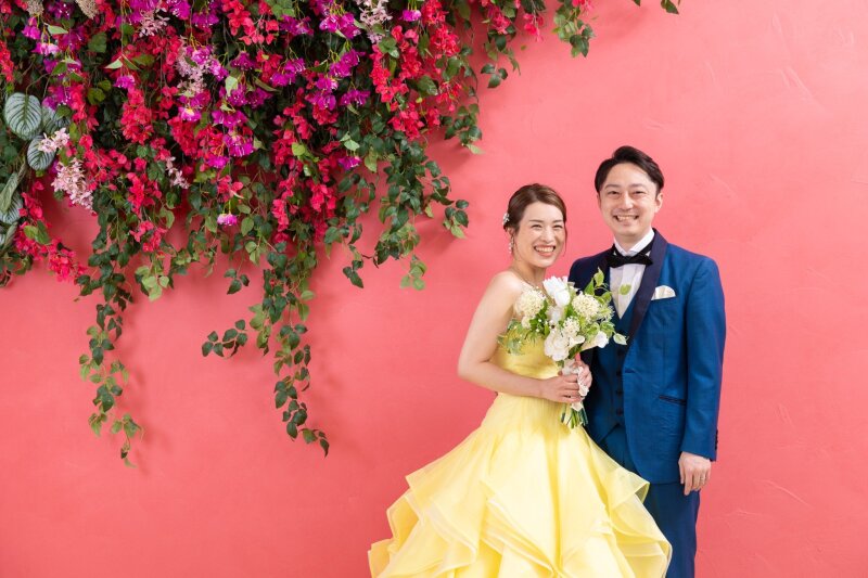 ピンクに咲く笑顔、家族の記念日