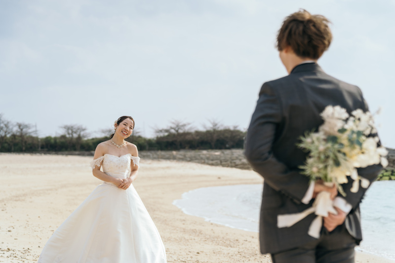 首をかしげる新婦様がとってもキュート♡