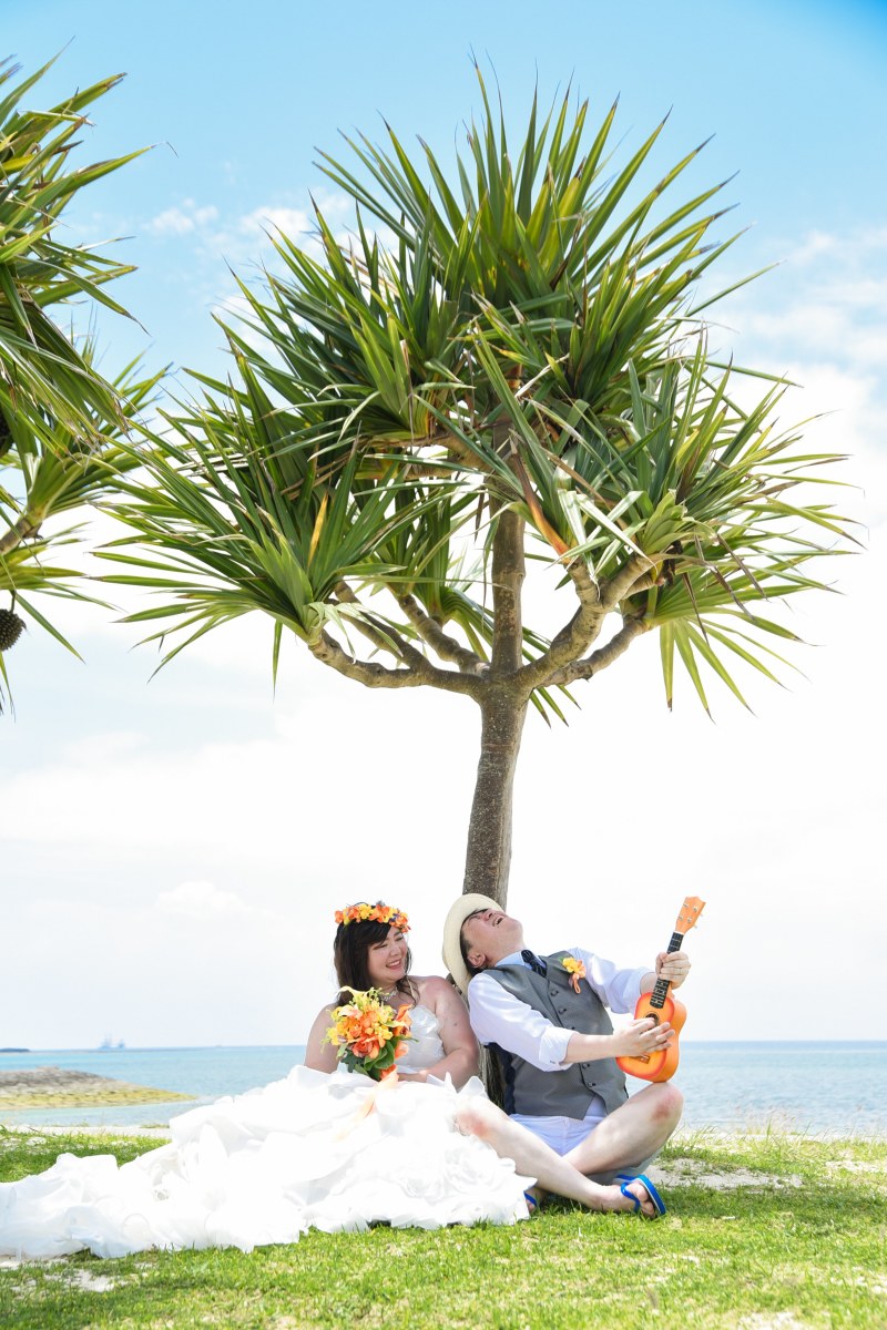 ウクレレ片手に♪