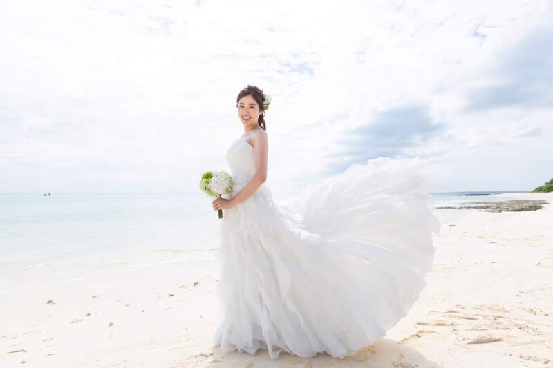 風になびくトレーン