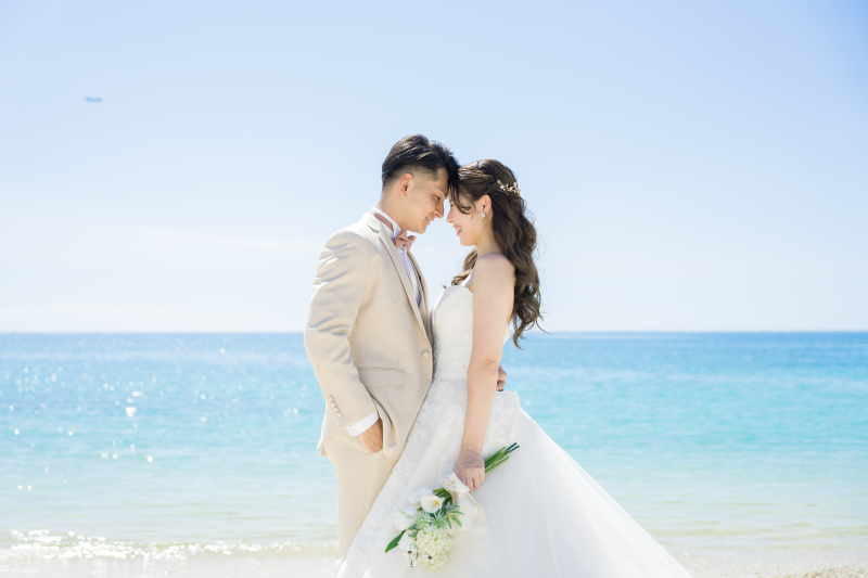 ビーチ撮影もロマンティックに♡