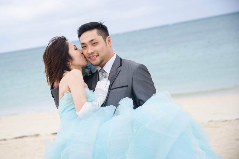 ほっぺにちゅ♡