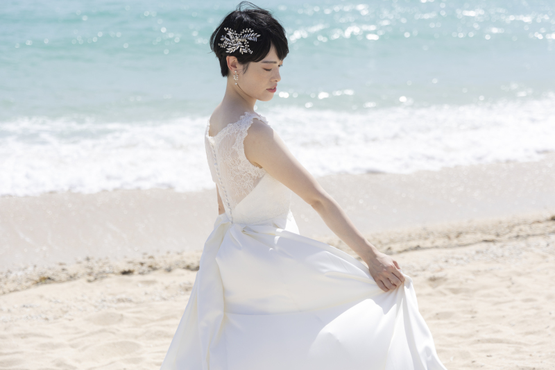 新婦様のソロ写真♡