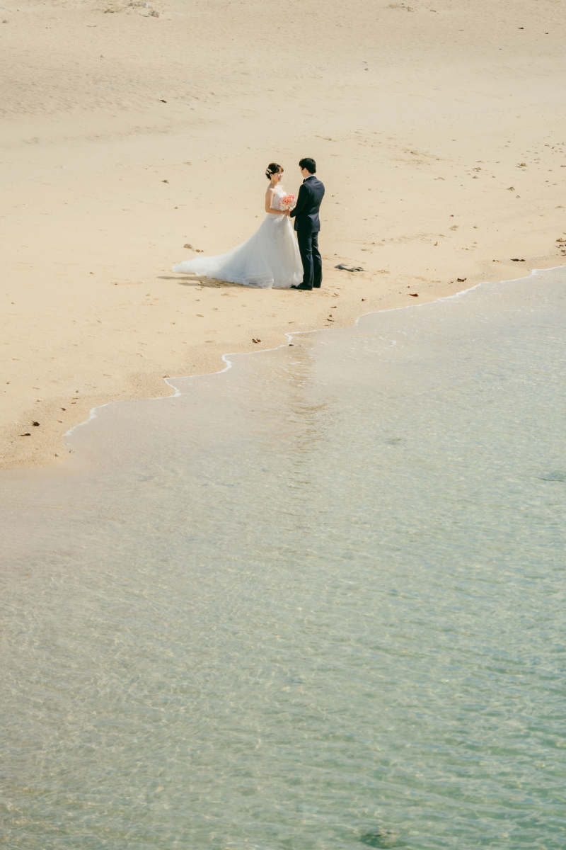 素敵なお二人と綺麗な海！