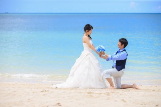 青い海×空×飛行機フォト