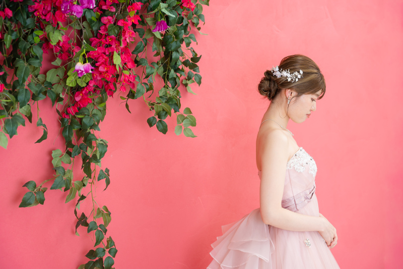 美しい新婦様ソロショット♡