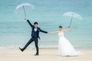 rain　wedding