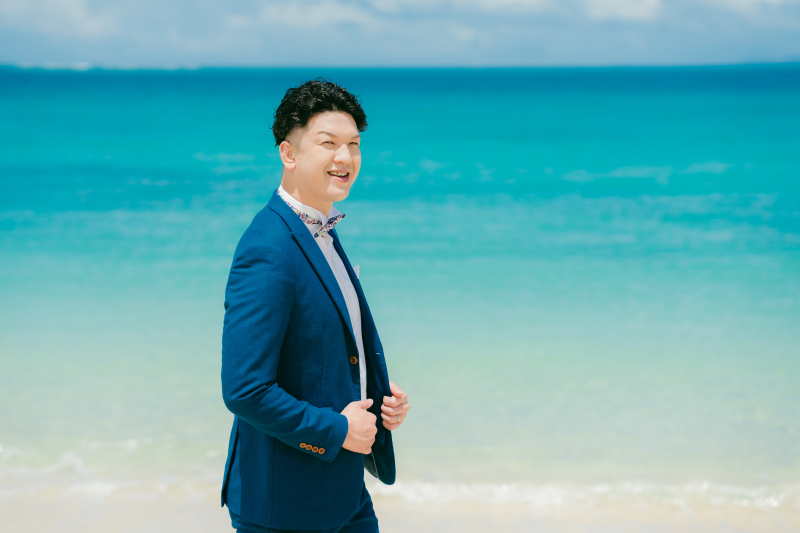 新郎様のソロショット!