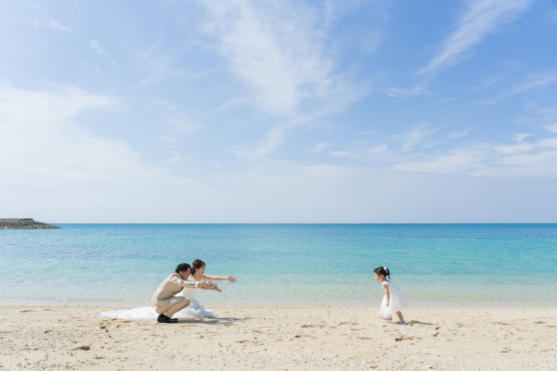 「おいで〜!!」家族の愛情が伝わるかけっこタイム
