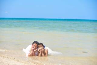 ウォーターイン撮影を満喫！