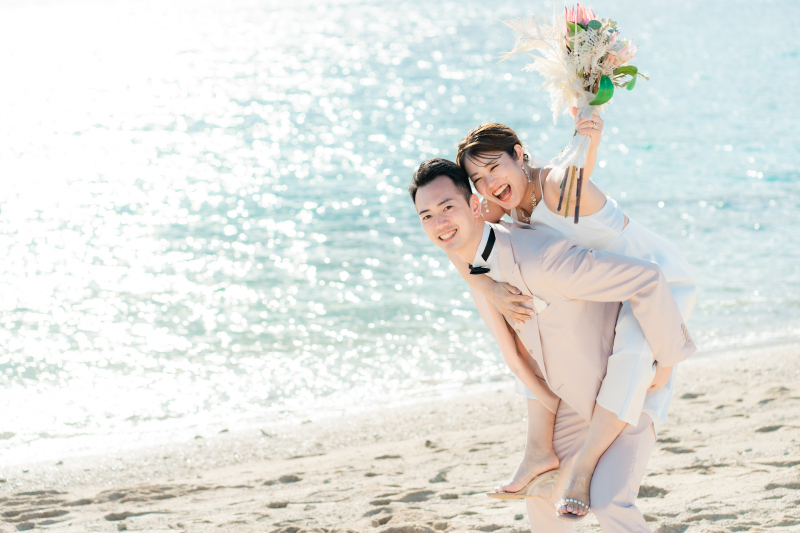 笑顔全開の肩車！楽しくハッピーなフォトフィナーレ