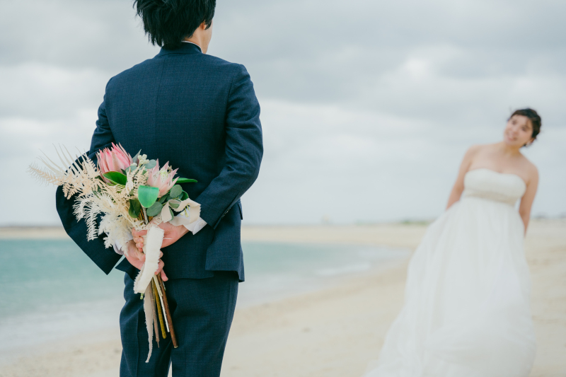 お花を渡す三秒前!!