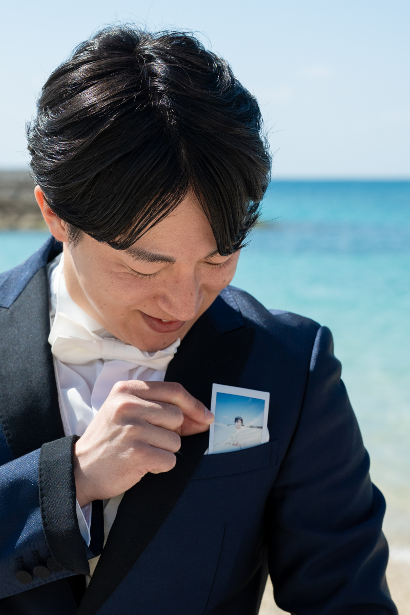 小さな新婦様のソロ写真に込めた大好きという想い♡