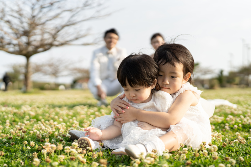 お姉ちゃんがぎゅーっ!愛おしすぎる姉妹愛