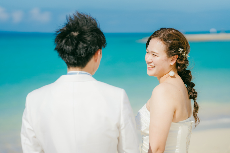 微笑みあうおふたり