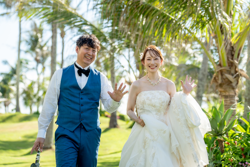 南国の木の下でゆったり散歩♪