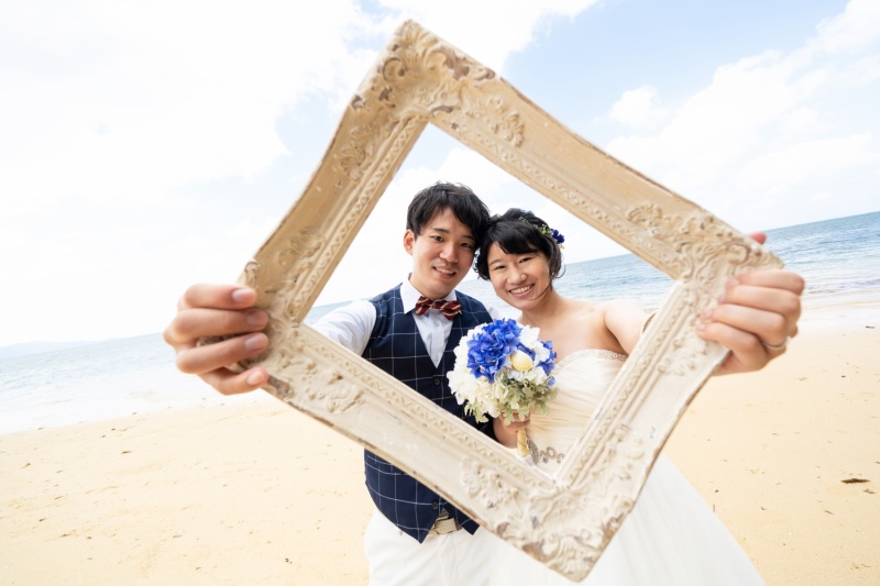 おふたりが写るフォトフレーム♪