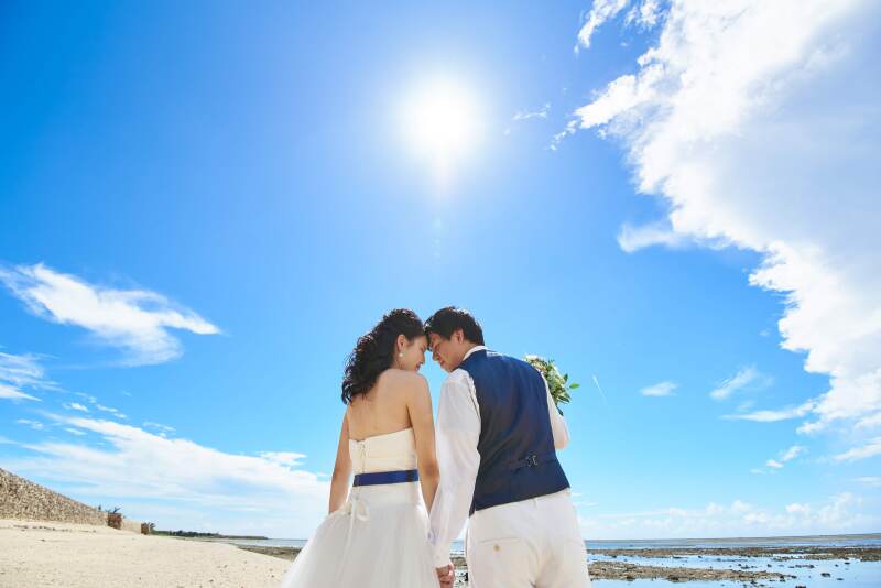 輝く太陽と美しい空！