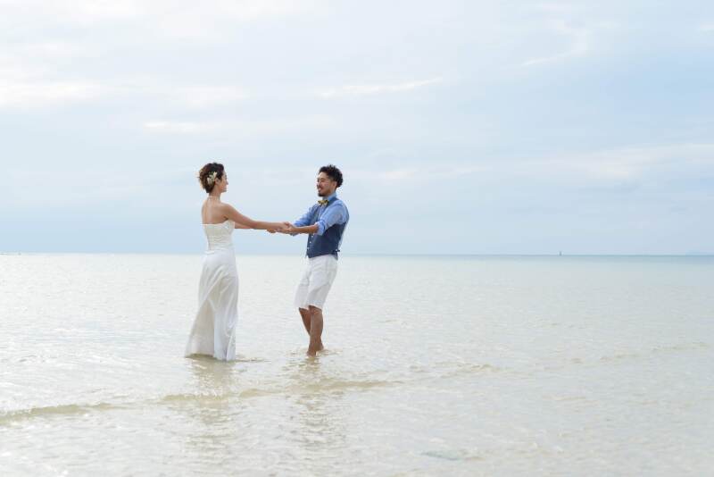 両手を繋いで♡