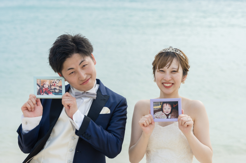 特別な幼少期の写真をフレームに!思い出の一枚です