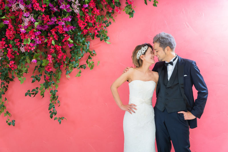 おしゃれさ120％！スタイリッシュなおふたりのウェディングフォト♡