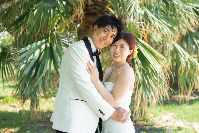 南国グリーンに包まれてぎゅっと抱きしめて