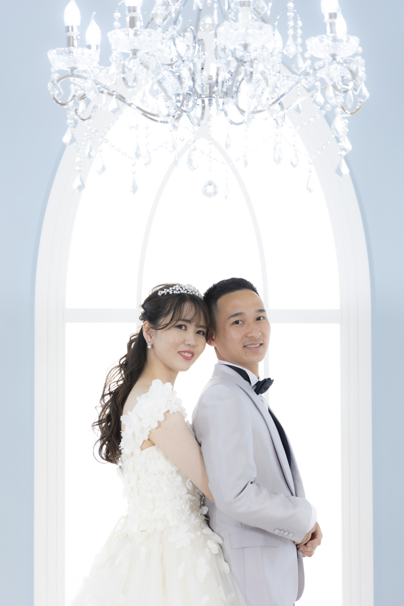 シャンデリアと一緒に♡