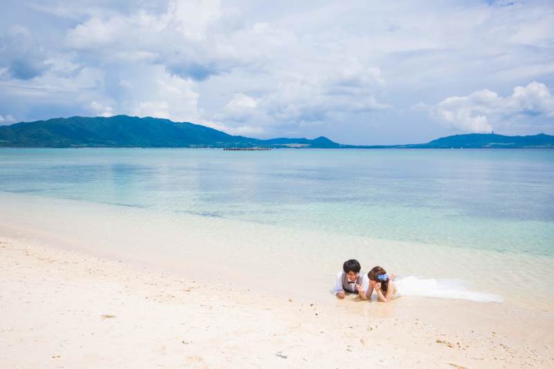 思いっきり海へ～！