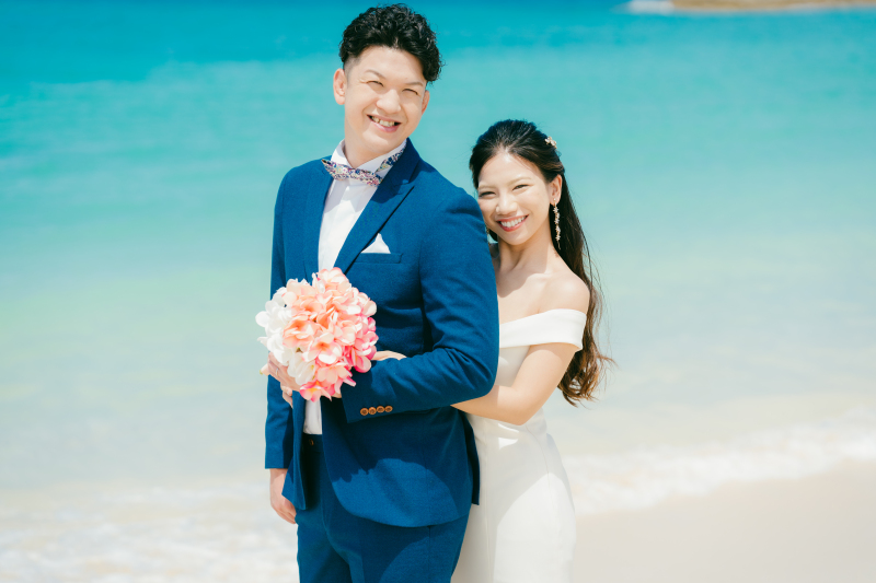 バックハグで幸せいっぱい