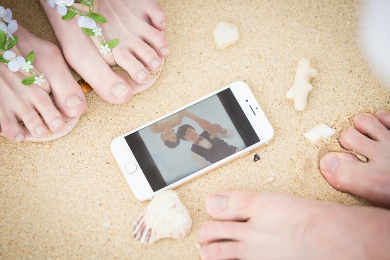 スマホの中のふたり♡