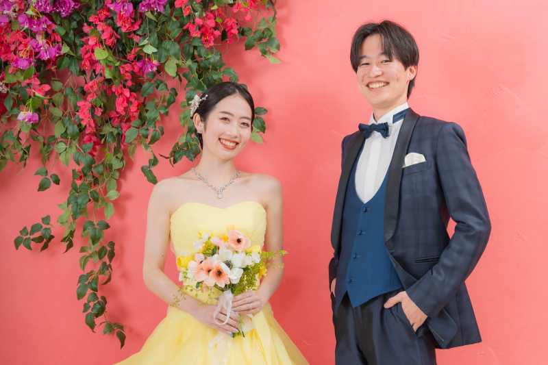 色彩に包まれる 笑顔スタートの一枚