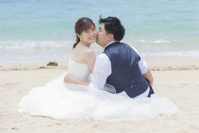 ほっぺにキス♡