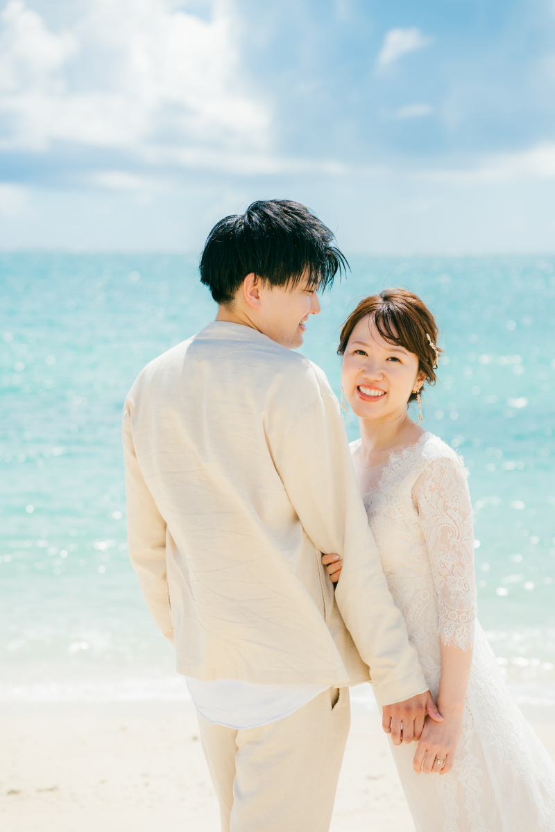 キラキラ光る海！