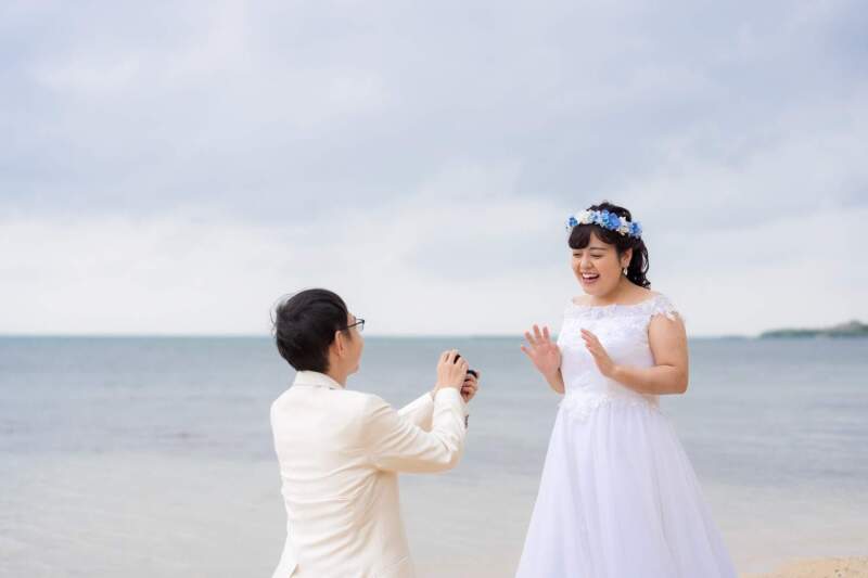 嬉しさあふれる笑顔