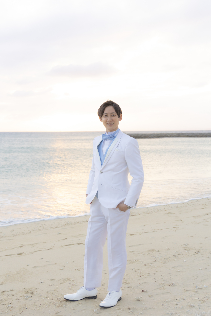 新郎様のソロショット♡