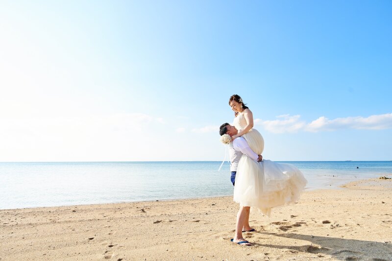 ふんわりと抱っこショット