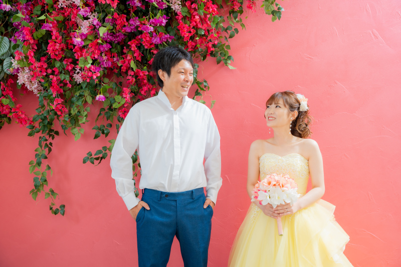 ピンク＆イエロー