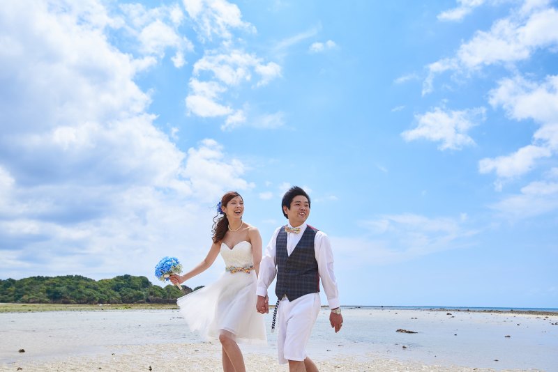 沖縄らしい紅型柄でおそろいコーデ☆