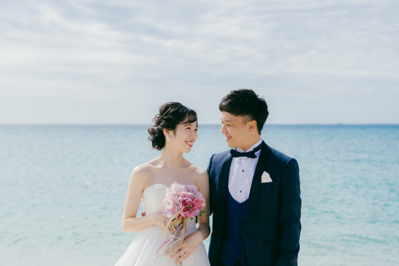 微笑み合うお二人