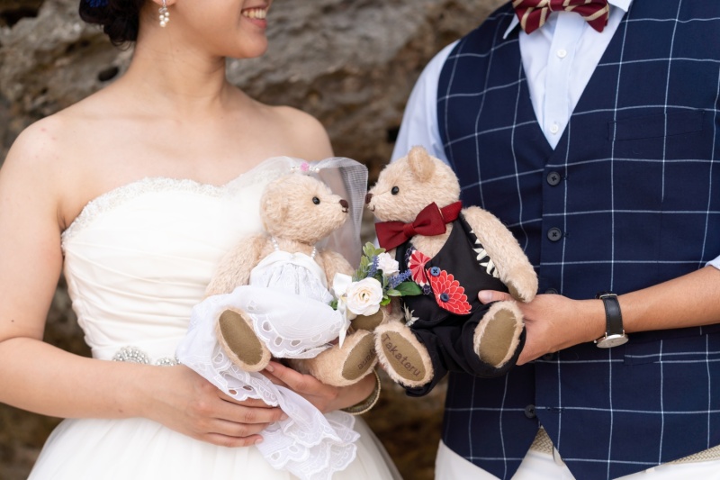 愛情たっぷりのウェディングドール