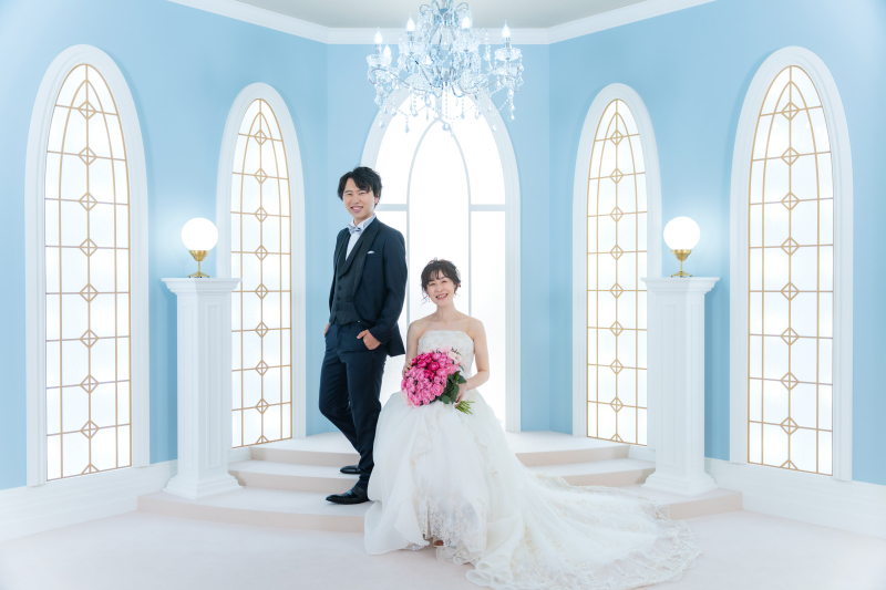 まずはスタジオ撮影から!