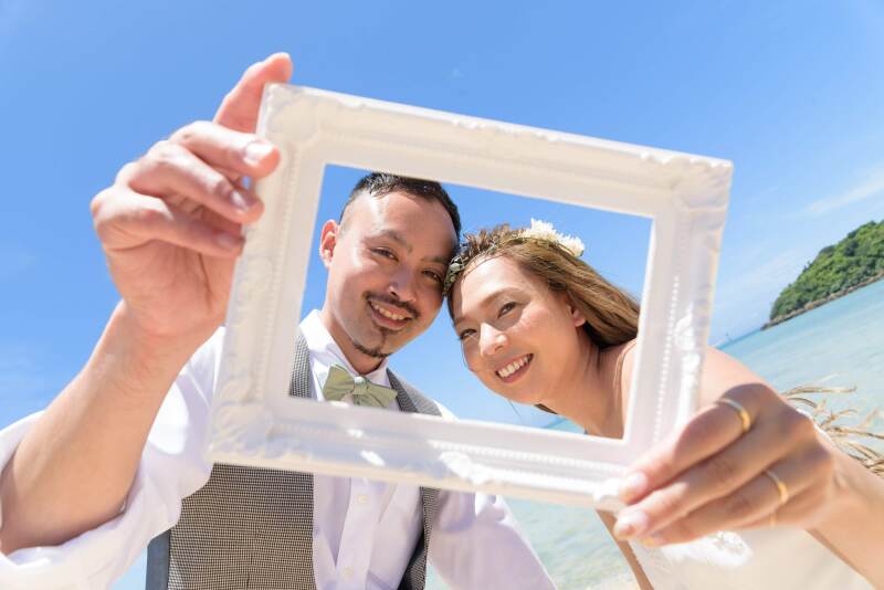 フォトフレームから覗いて・・・