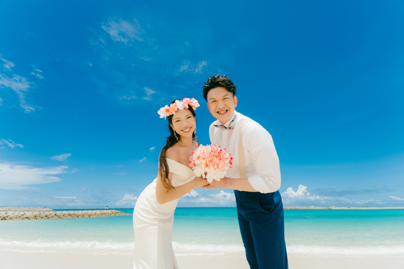沖縄で叶えるウェディングフォト♡