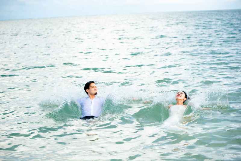 海へダイブ！！