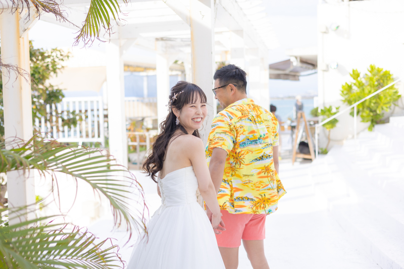 キラキラな海とウミカジテラス