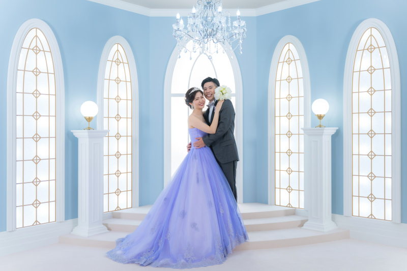 カラードレスにチェンジ!