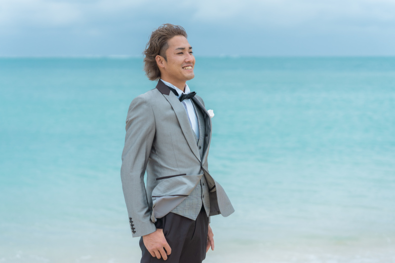 続いては新郎様のソロショット！