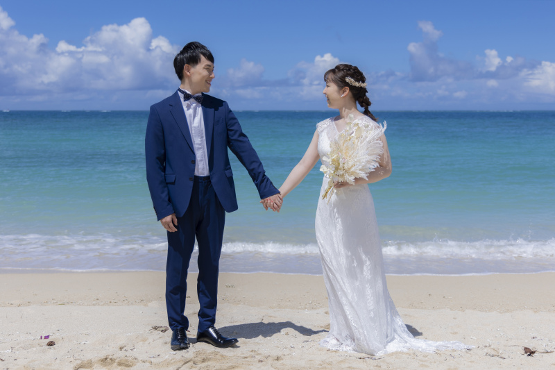 青い海と青い空